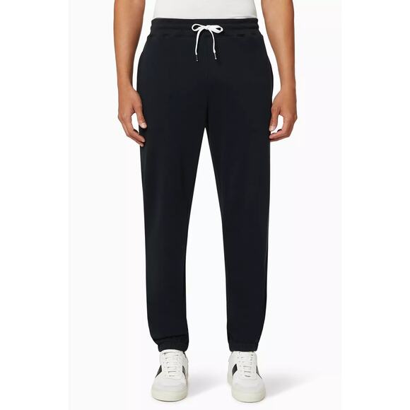Paul Smith Mens Medium Black PS Happy Cotton Jogger Sweatpants Athleisure K20-7 - Picture 2 of 11